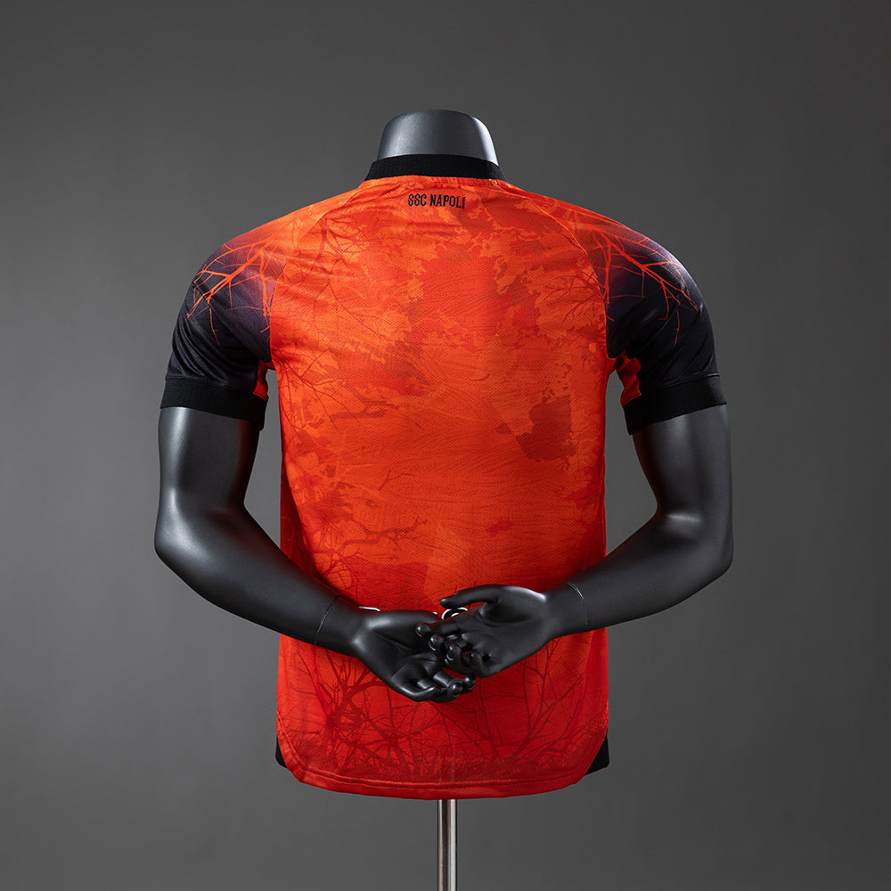 Napoli 25-26 Halloween - Orange Player Version Jersey detail