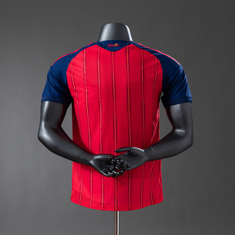 Spain 2026 Home Player Version Jersey detail