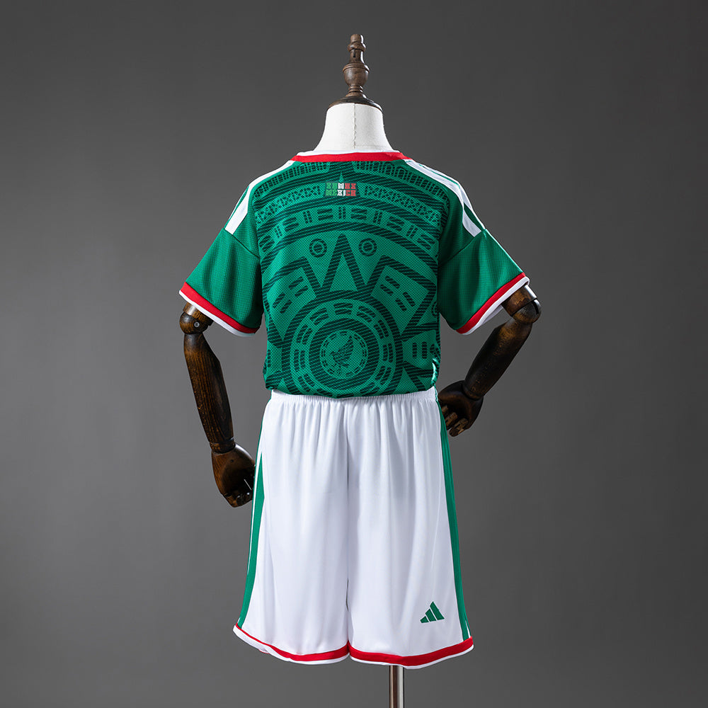 Mexico 2026 Home Kids Kit Jersey detail