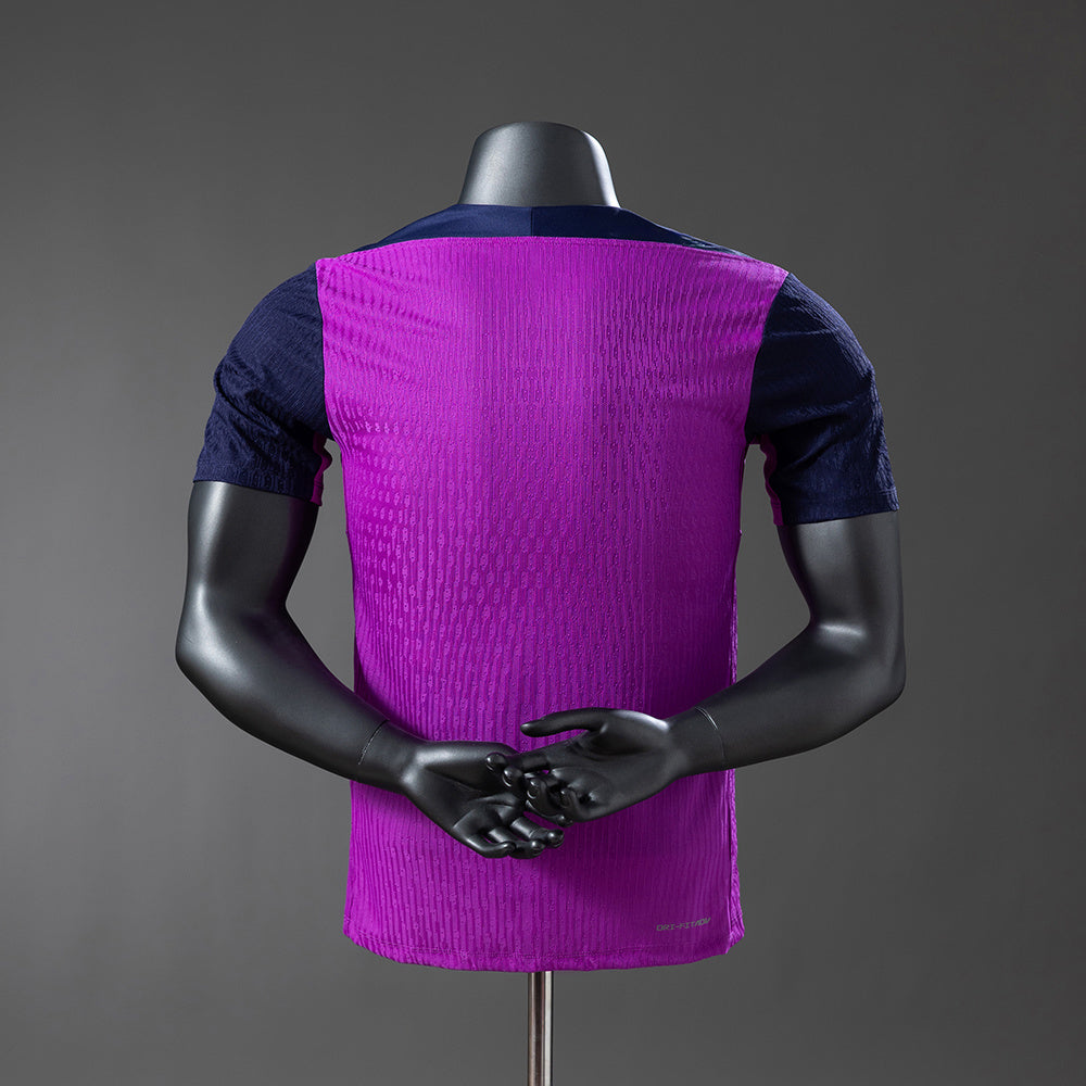 Barcelona 25-26 Pre-match training Player Version-Purple Jersey