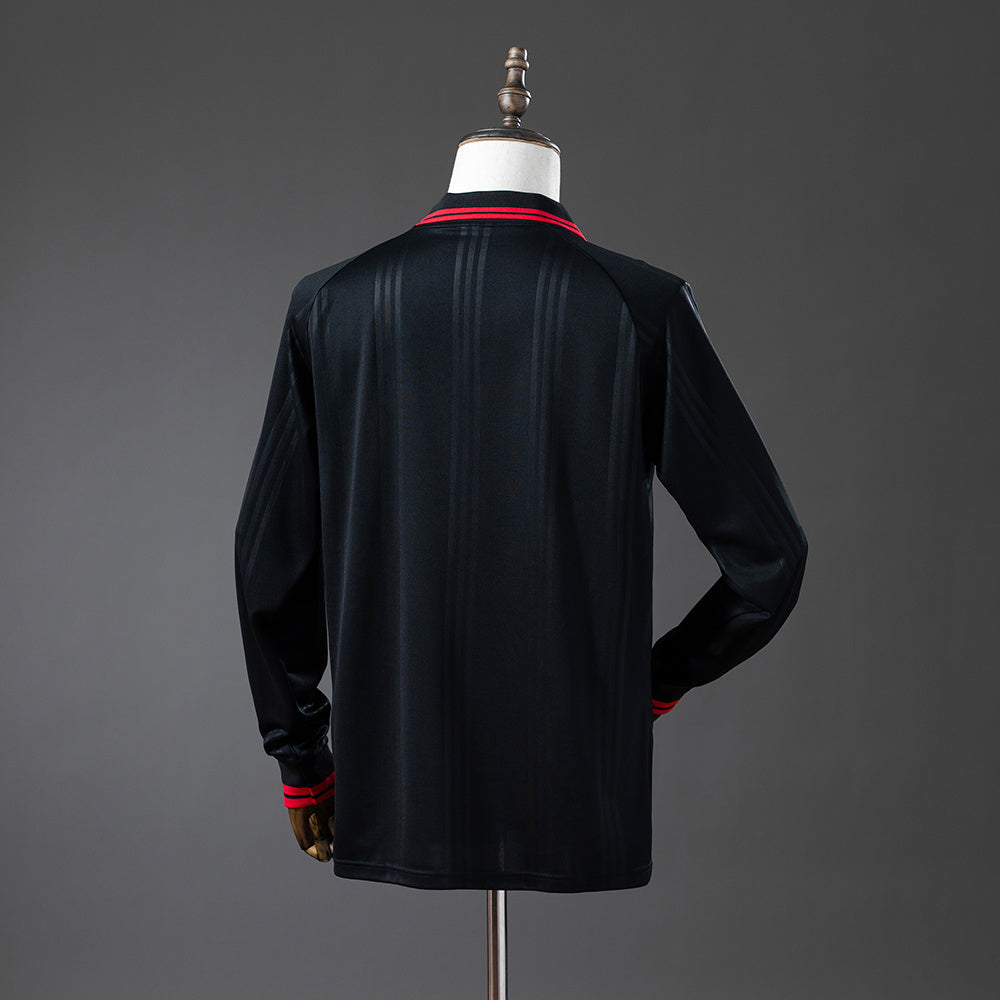 Flamengo 2019-20 Black Classic Edition Long Sleeve Retro Jersey
