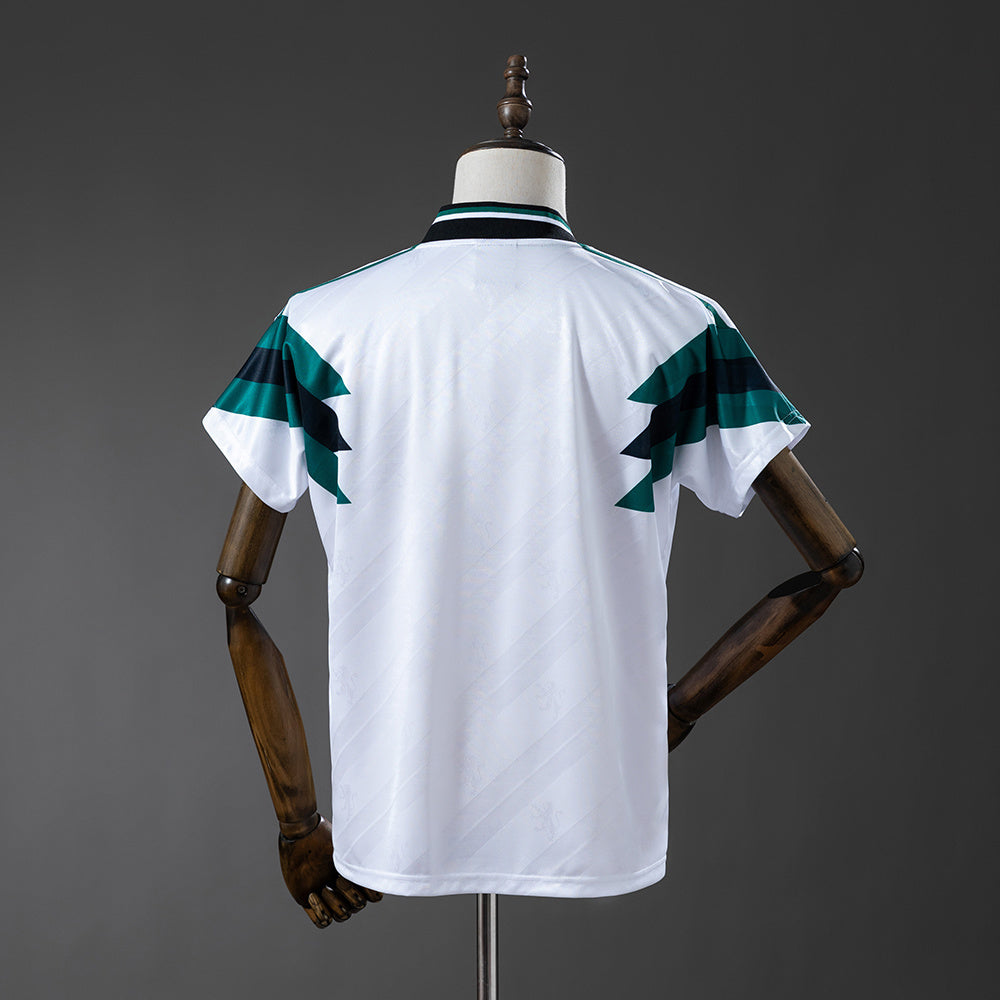 Sporting Lisbon Retro - White Jersey detail