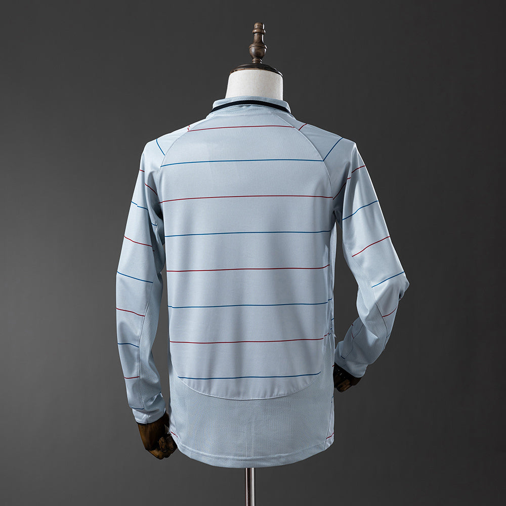 Barcelona 03-04 Away Retro Long Sleeve Jersey
