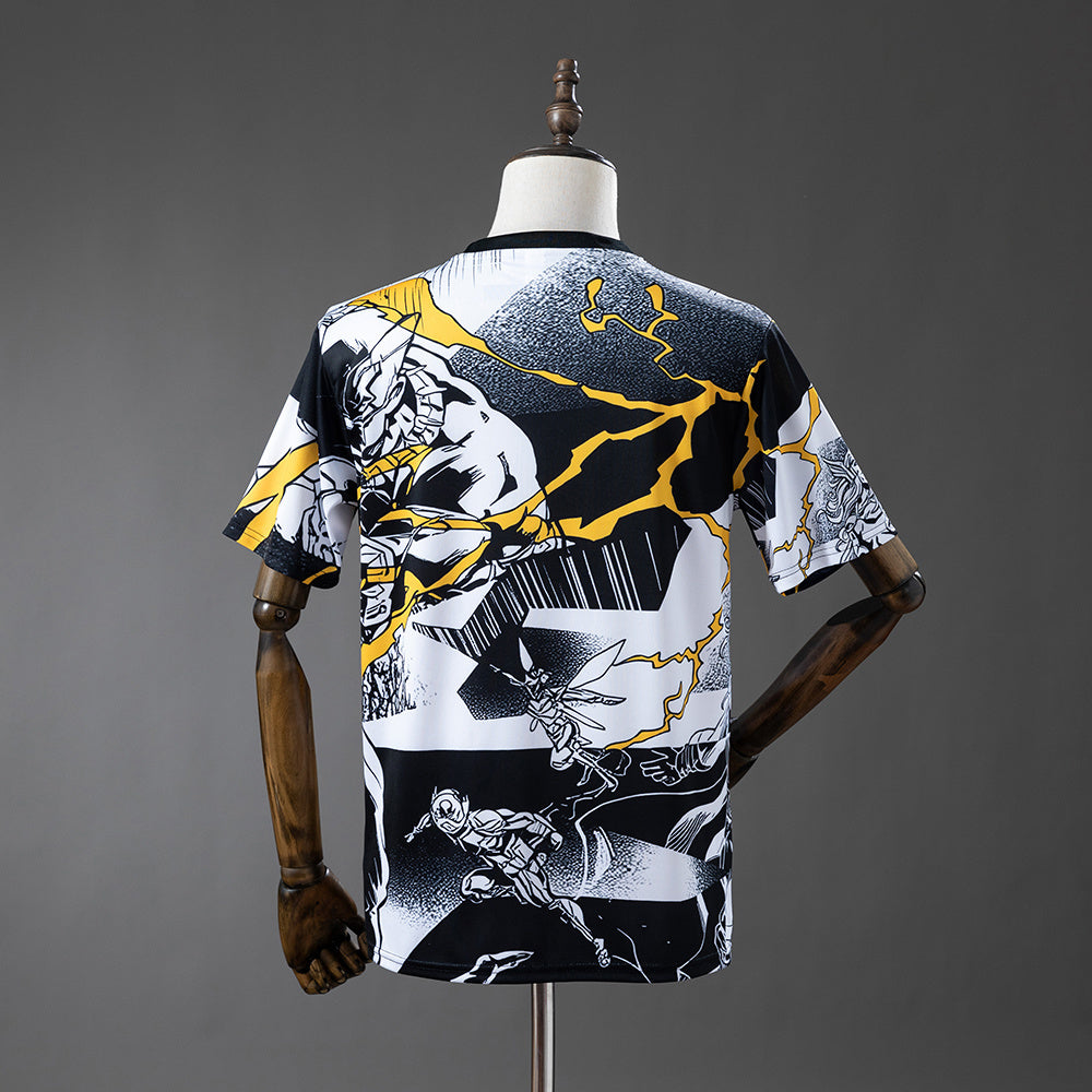 Real Madrid 25-26 Avengers - Pre-Match (Black and White) Jersey