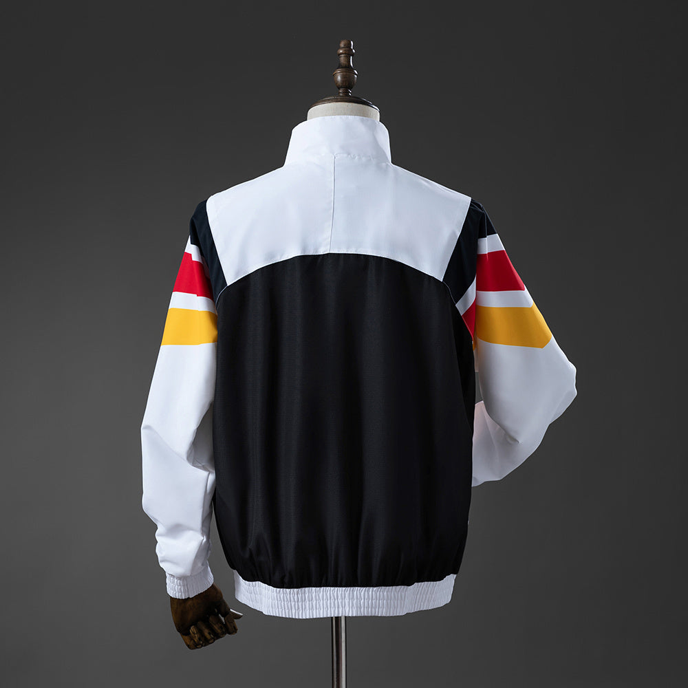 German 1996 Retro Windbreaker - White detail