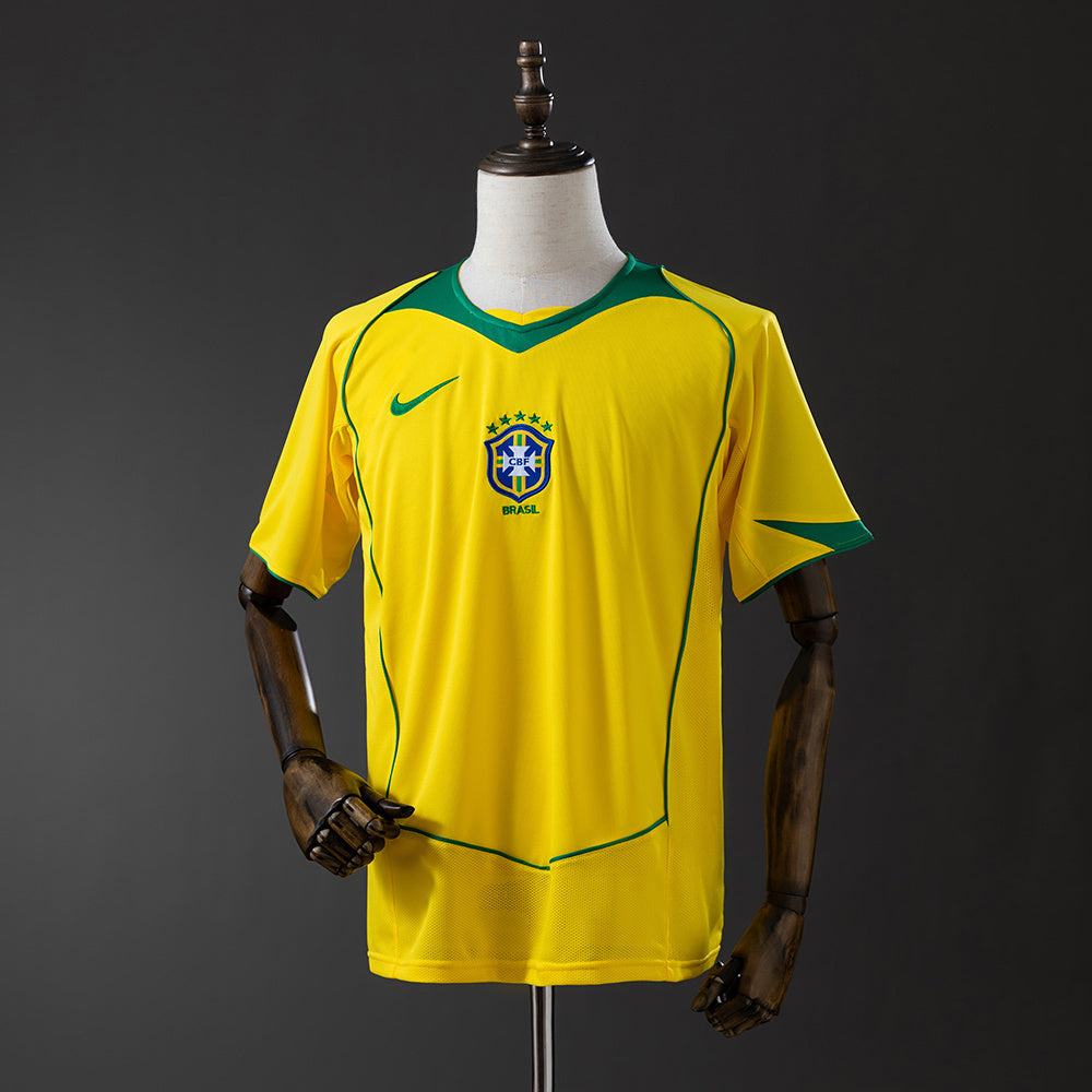 Retro 2004-06 Brazil home detail