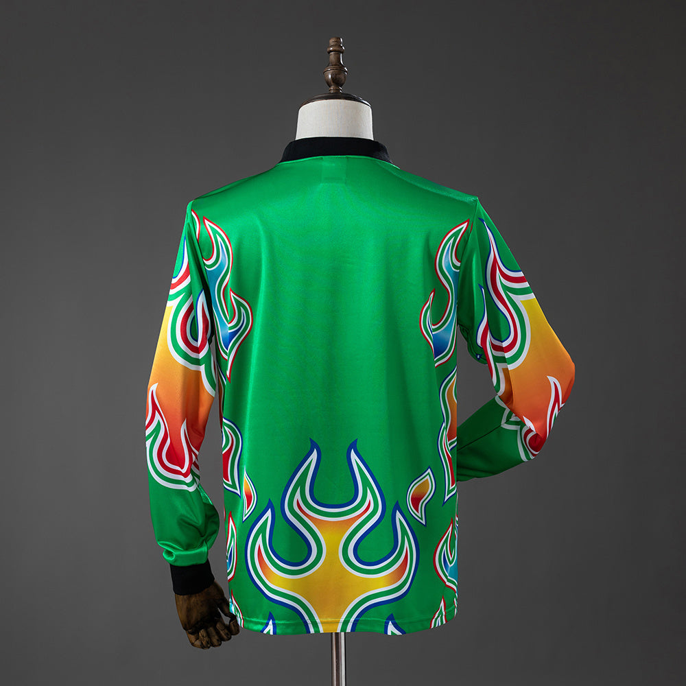 Japan 1998 Retro GK Long Sleeve Jersey detail