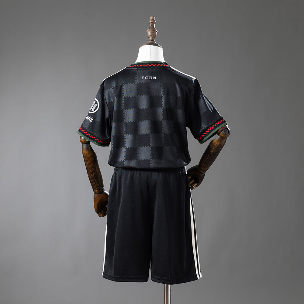 Bayern Munich 25-26 Thids Away Kids kit Jersey detail