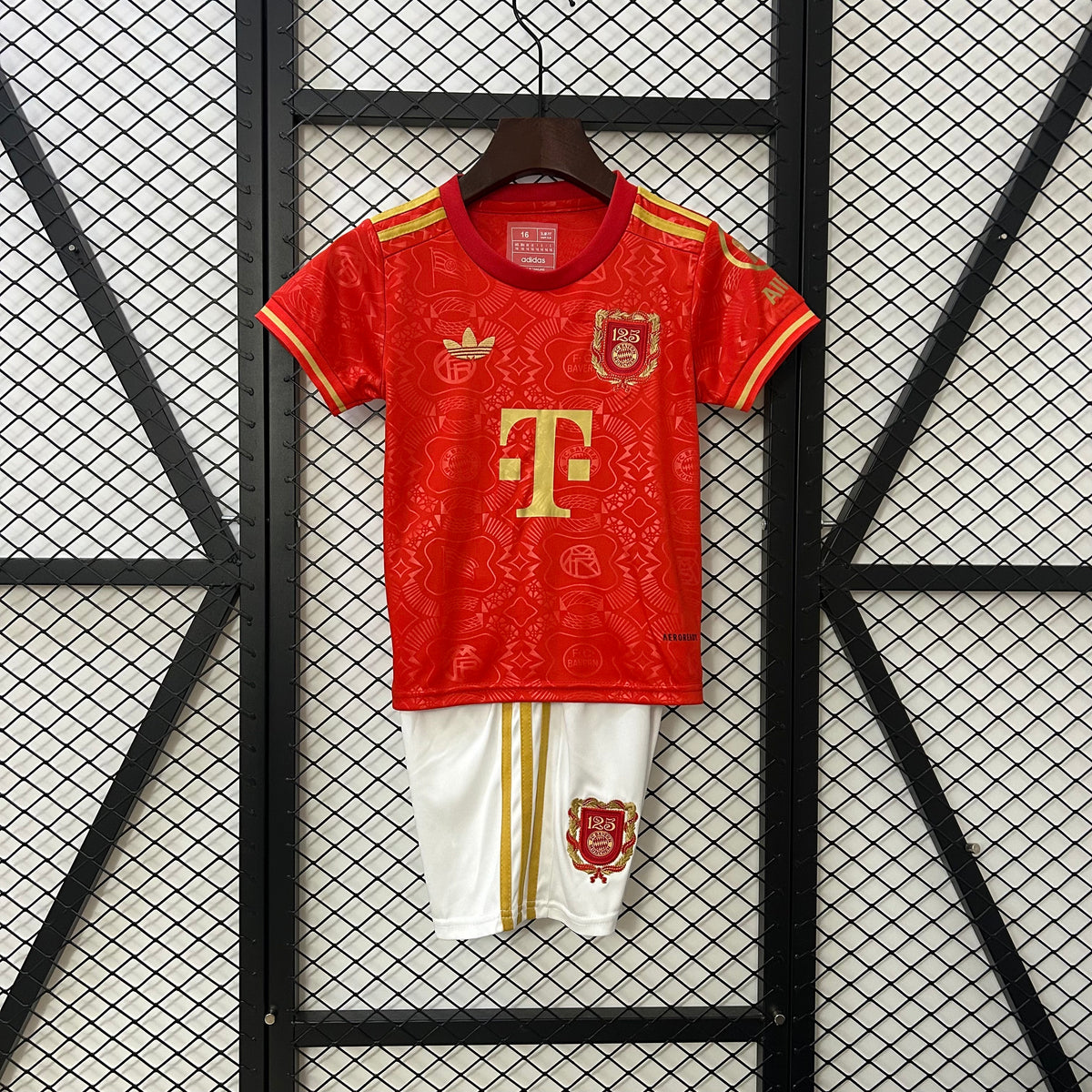 25-26 kids Bayern Munich 125th Anniversary Jersey 16-28