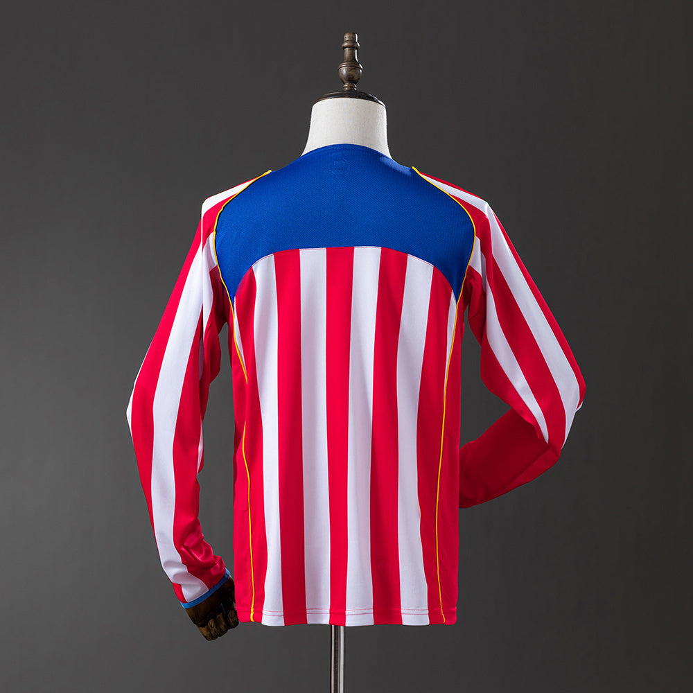 Atletico Madrid 04-05 Home Long Sleeve Retro Jersey
