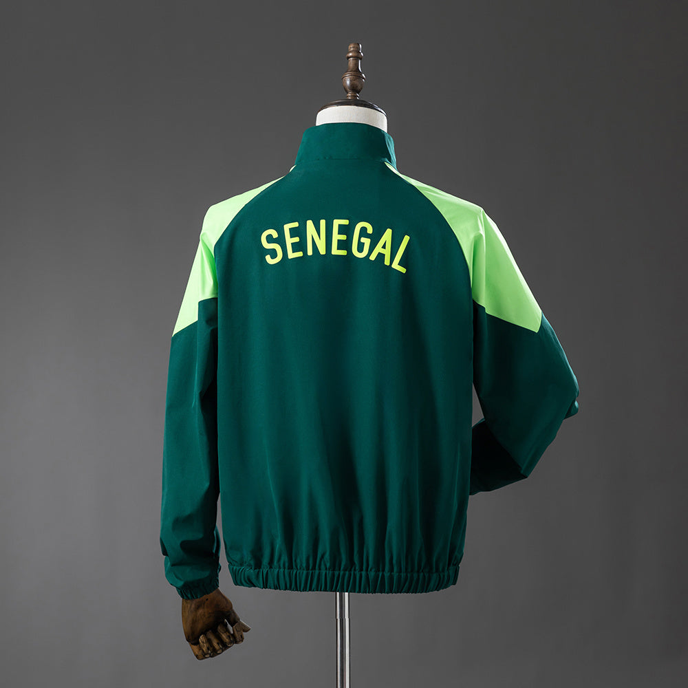 Senegal 2026 Windbreaker - Dark Green detail