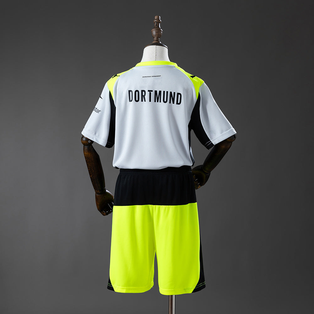 Borussia Dortmund 25-26 Away Kids Kit Jersey