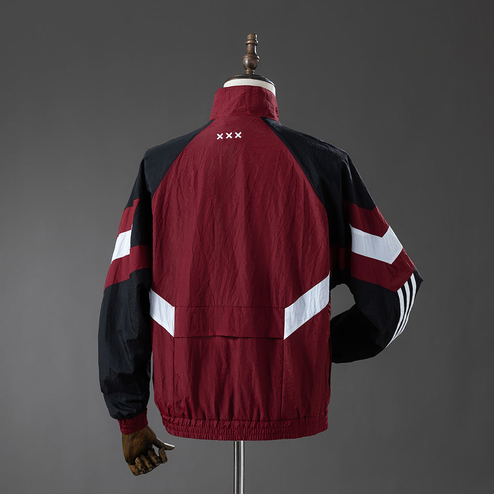 Ajax 25-26 Windbreaker - Crimson detail