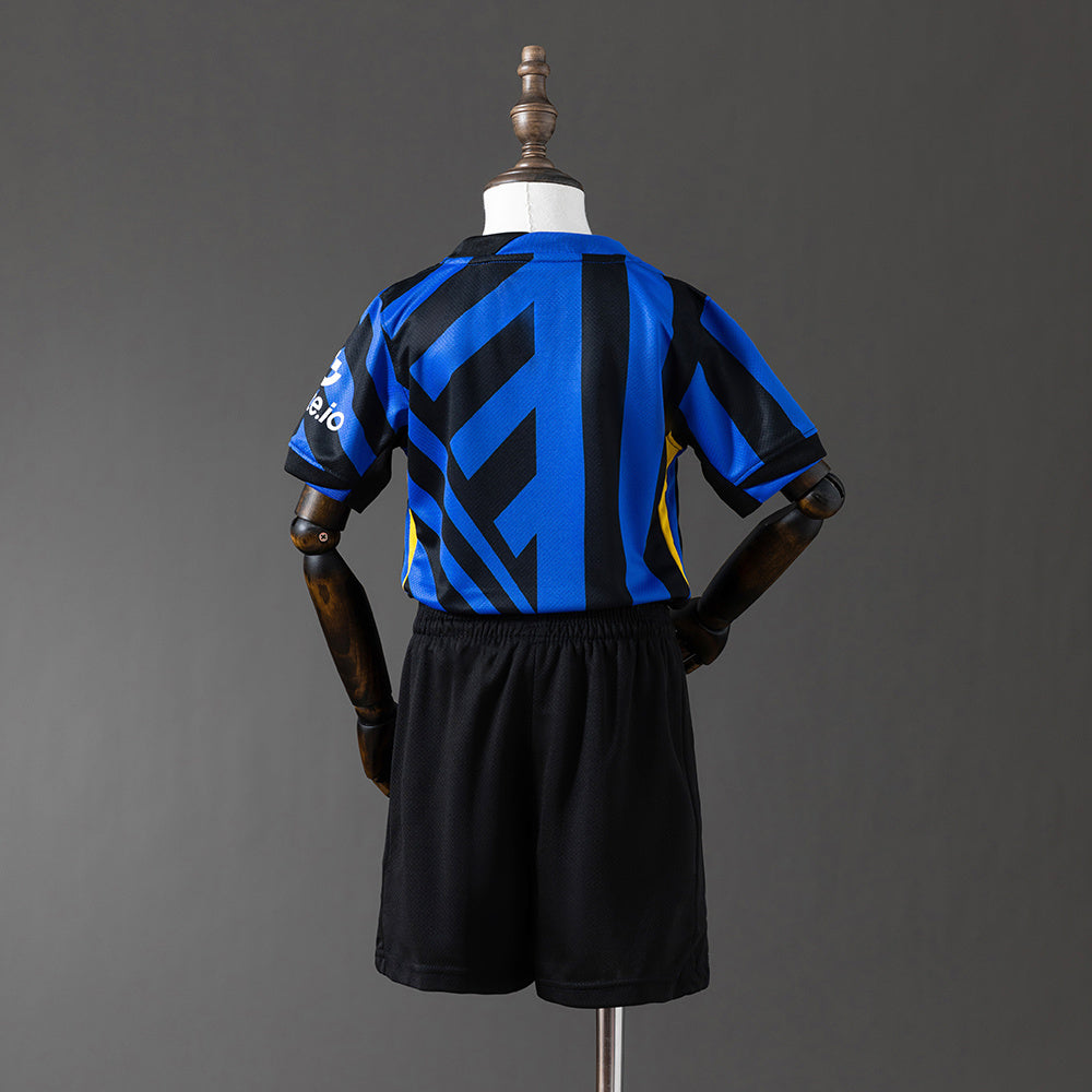 Inter Milan 24-25 Home kids kit Jersey