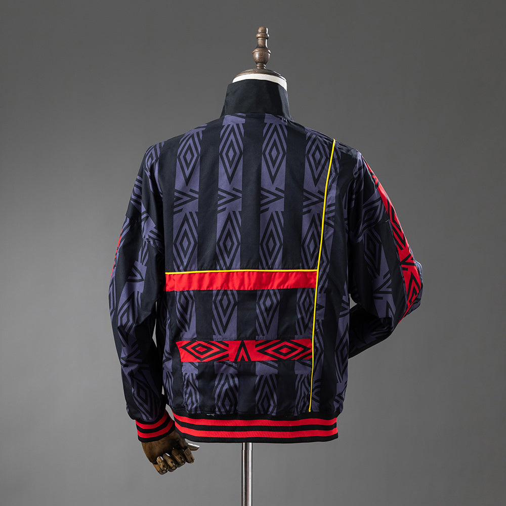 M-U 92-94 Retro Windbreaker - Black detail