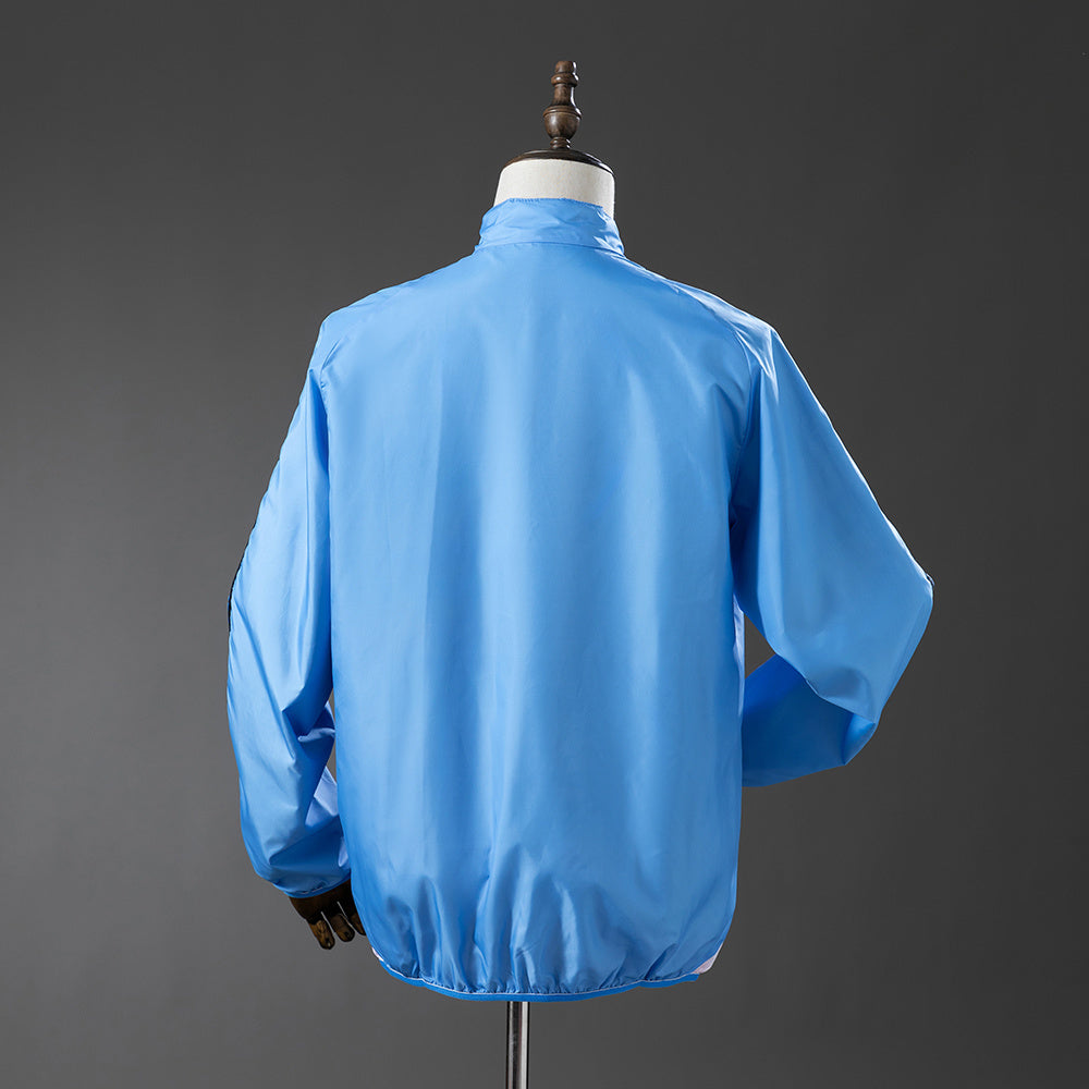 M-U Reversible Jacket Windbreaker - Beige&Blue