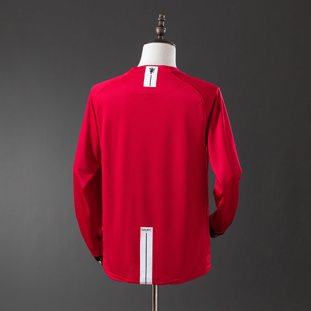 Retro long sleeve M-U 07-08 Champions League version home