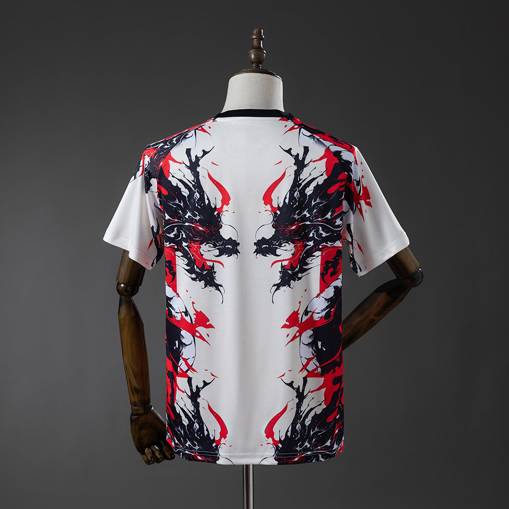 Japan 25-26 Y-3 Concept Dragon Jersey detail