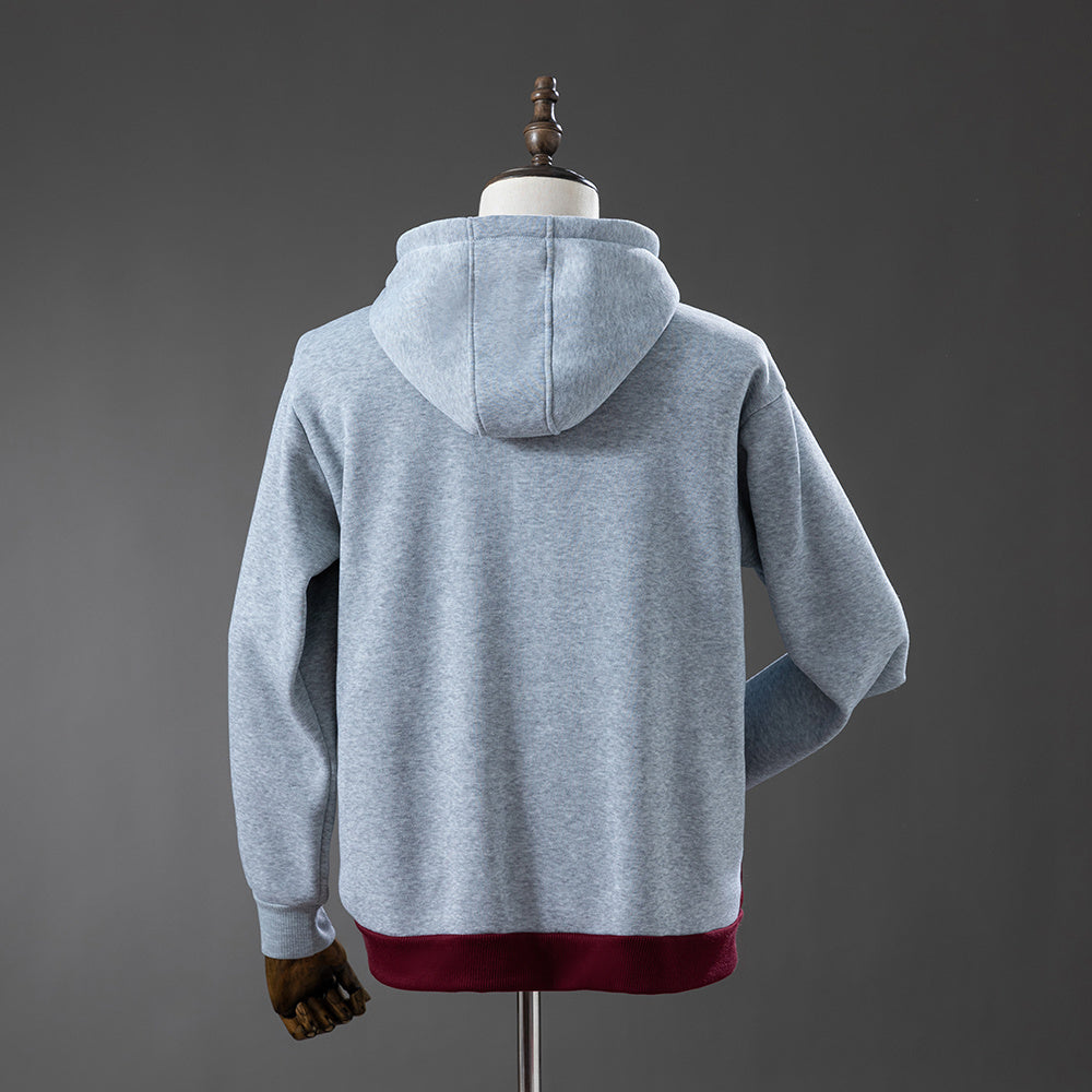 Bayern Munich 14-15 Hooded Sweatshirt - Grey detail