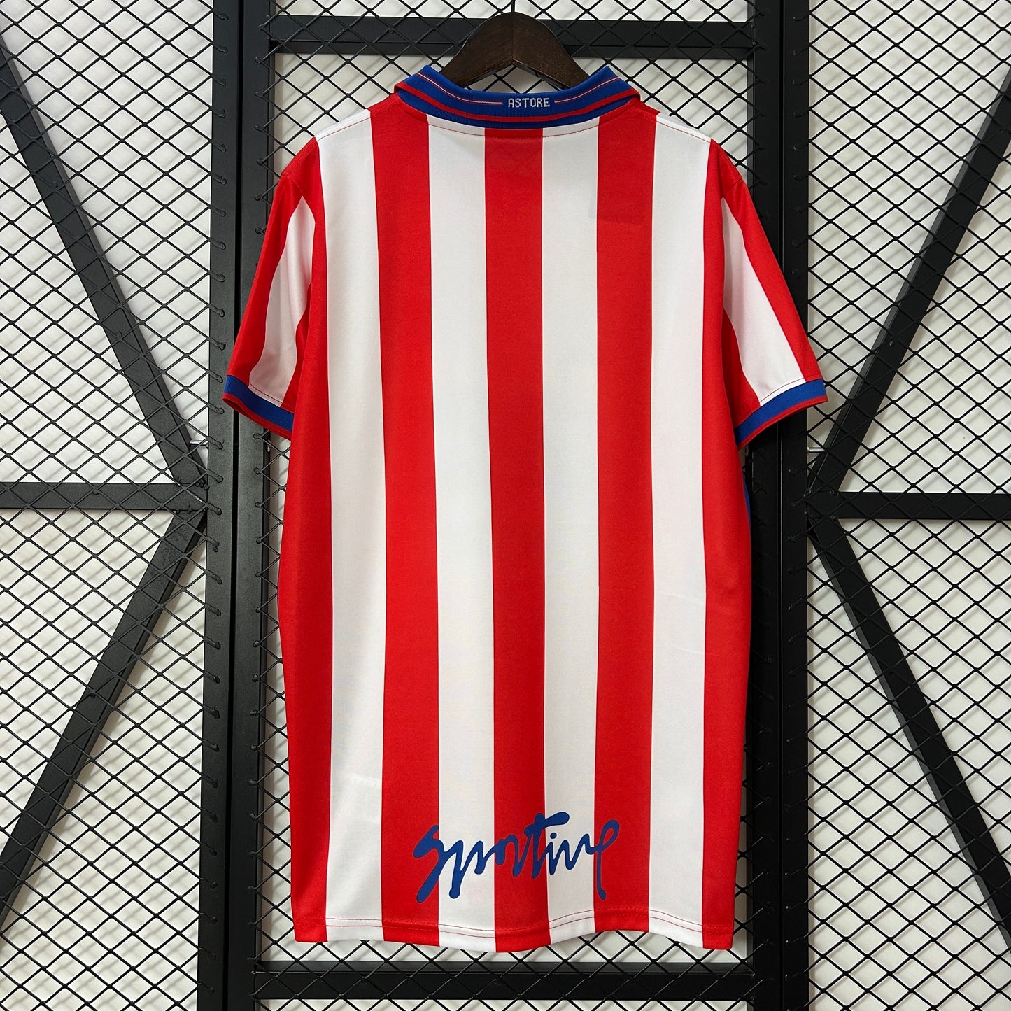 Retro Sporting Gijon 01-02 Home detail