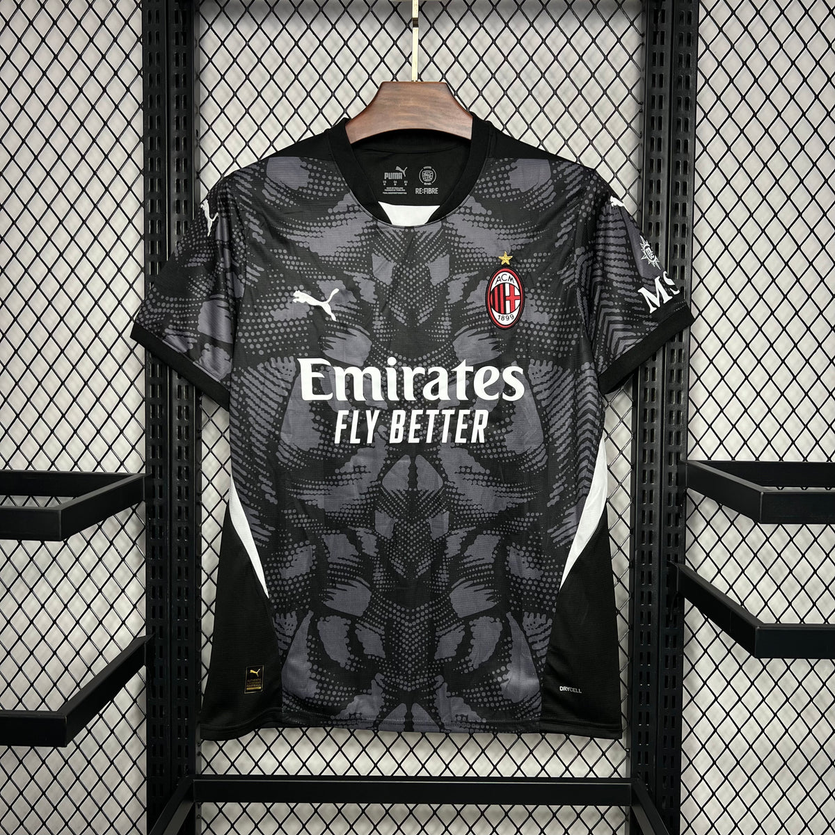 AC Milan 2024-25 Goalkeeper Jersey Black