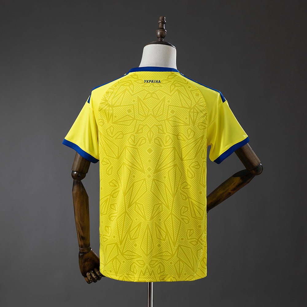 Ukraine 2026 Home Jersey detail