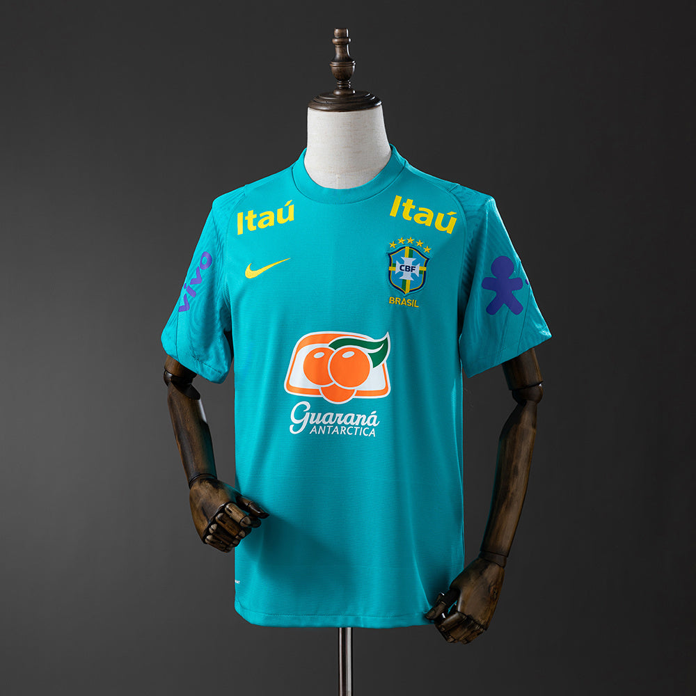 2021 Brazil Training Suit Blue detail