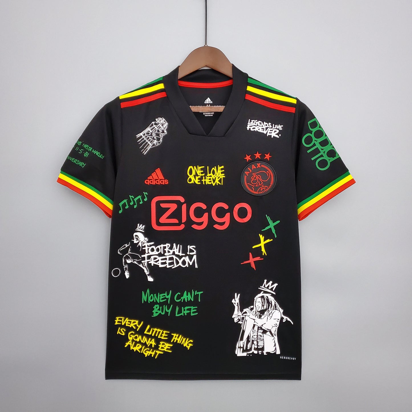 21-22 Ajax Game version Third away detail