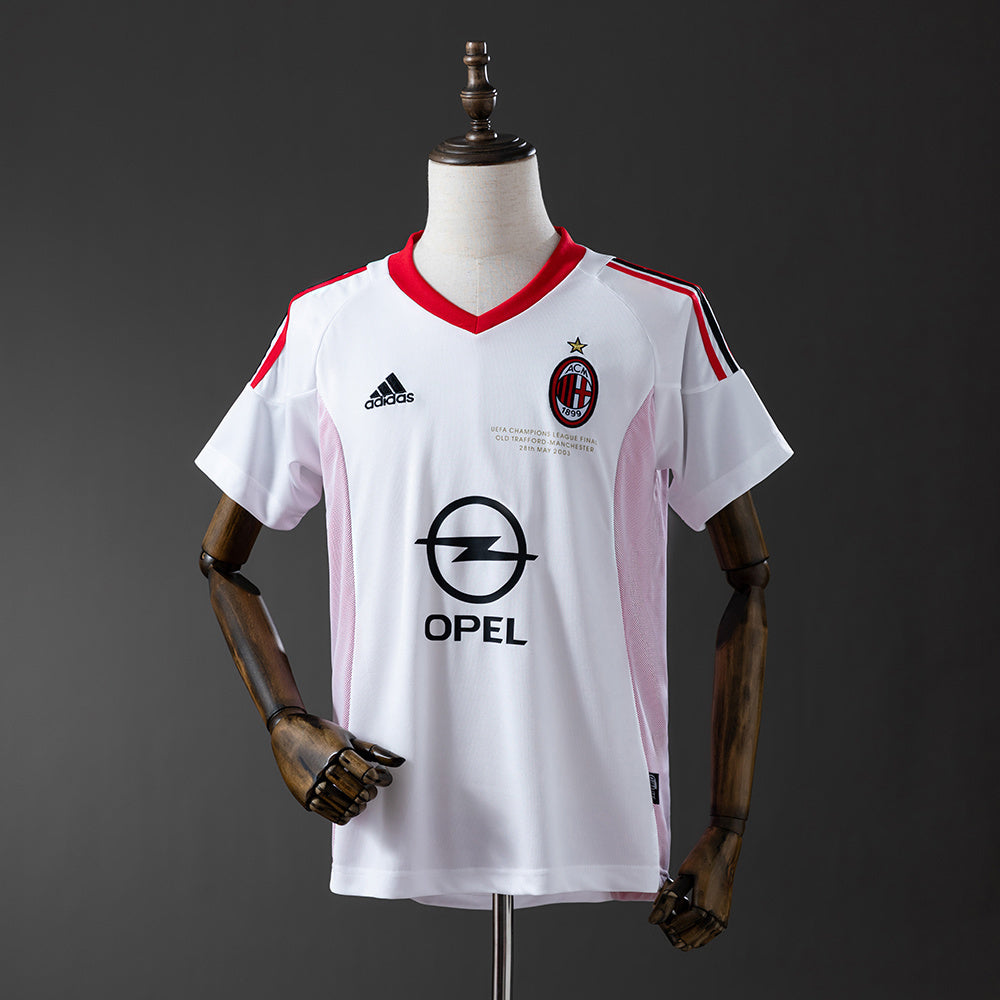 AC Milan 02-03 Away Retro Jersey detail
