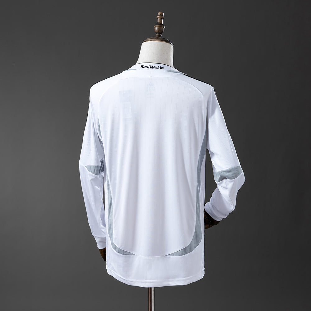 Real Madrid 2006-07 Home Long Sleeve Retro Jersey