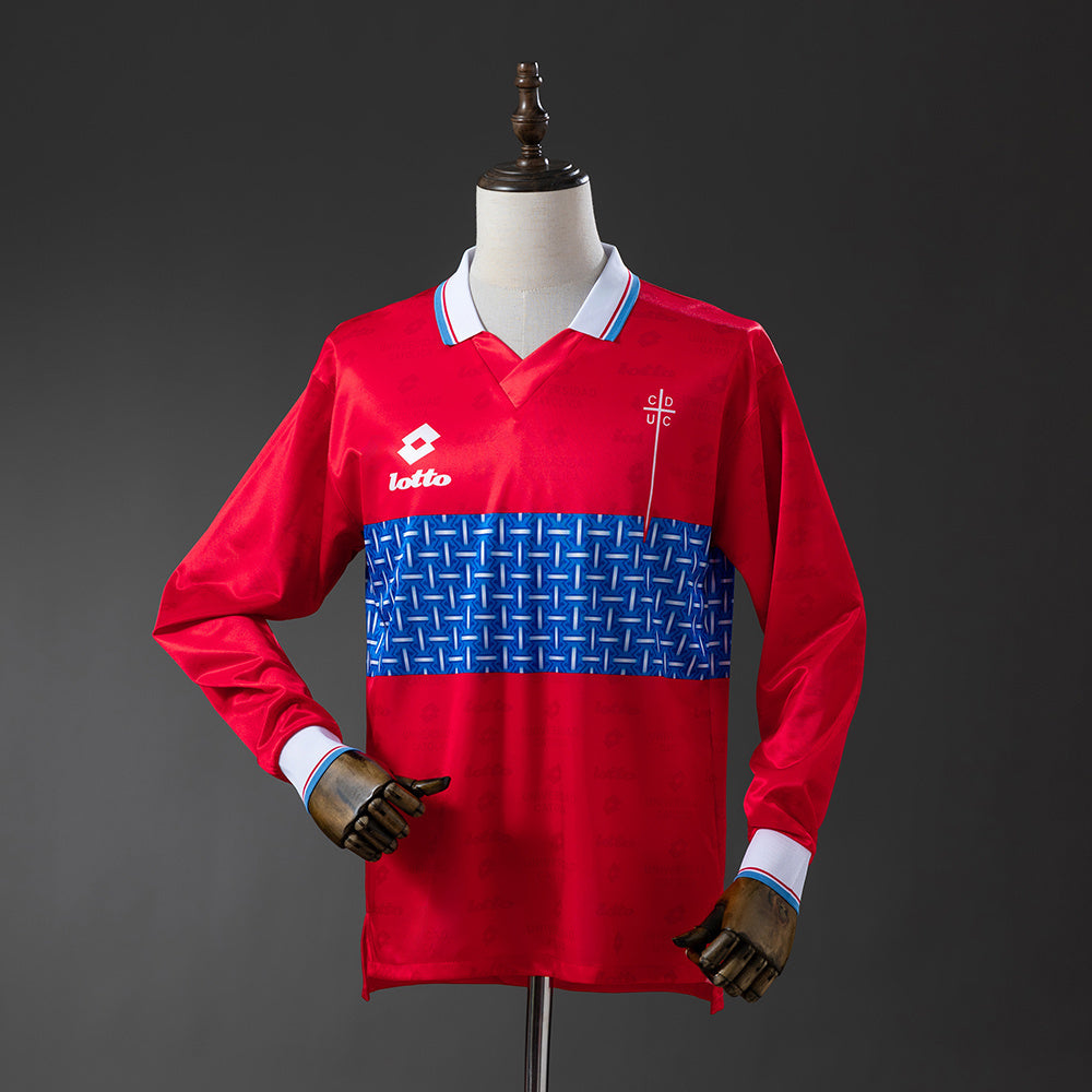 Universidad Catolica 1996 Away Retro Jersey Long Sleeve detail