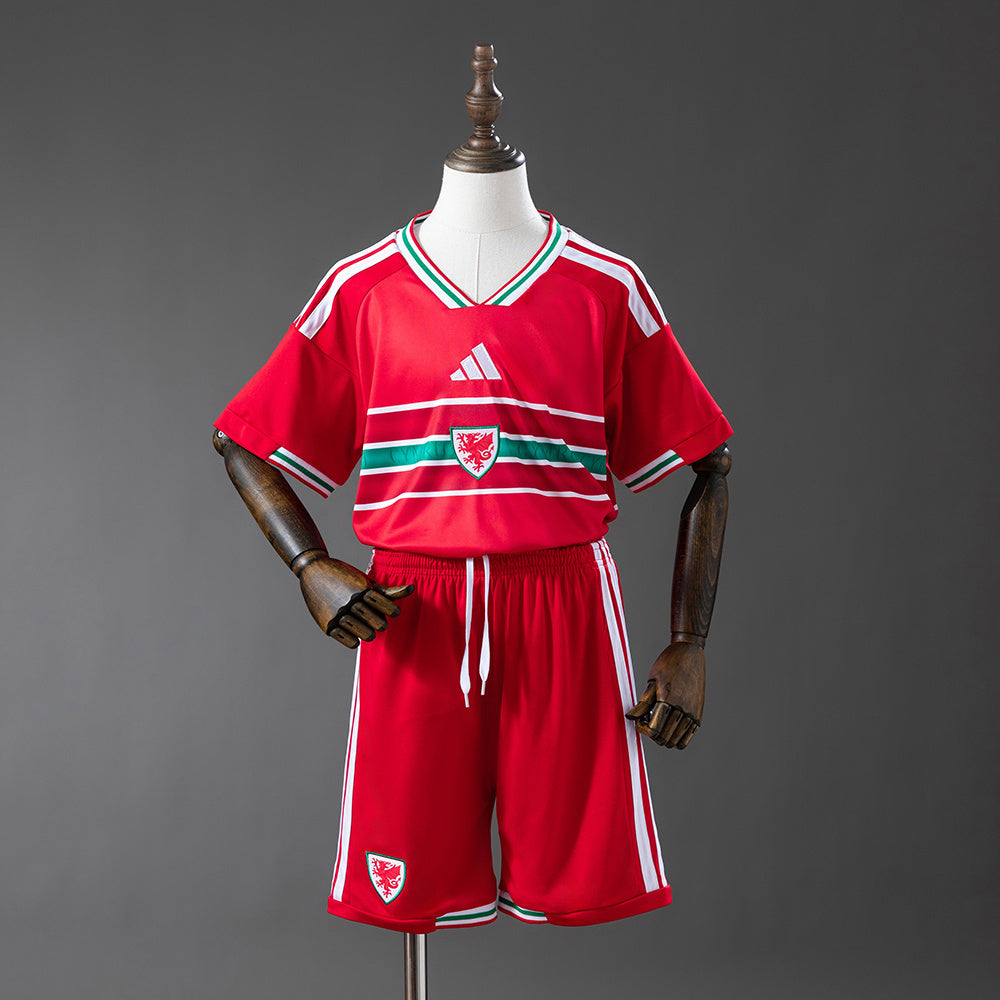 Wales 2026 Home Kids Kit Jersey