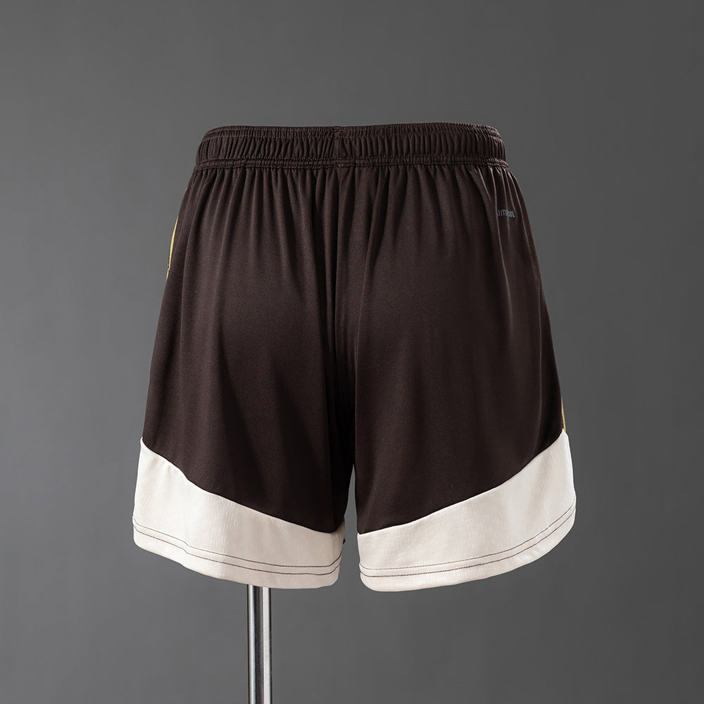 Flamengo 26-27 Women's Training Shorts - Brown detail