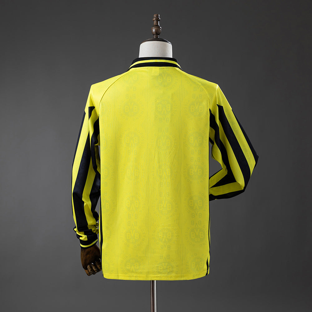 Dortmund 96-97 Home Long-Sleeve Retro Jersey