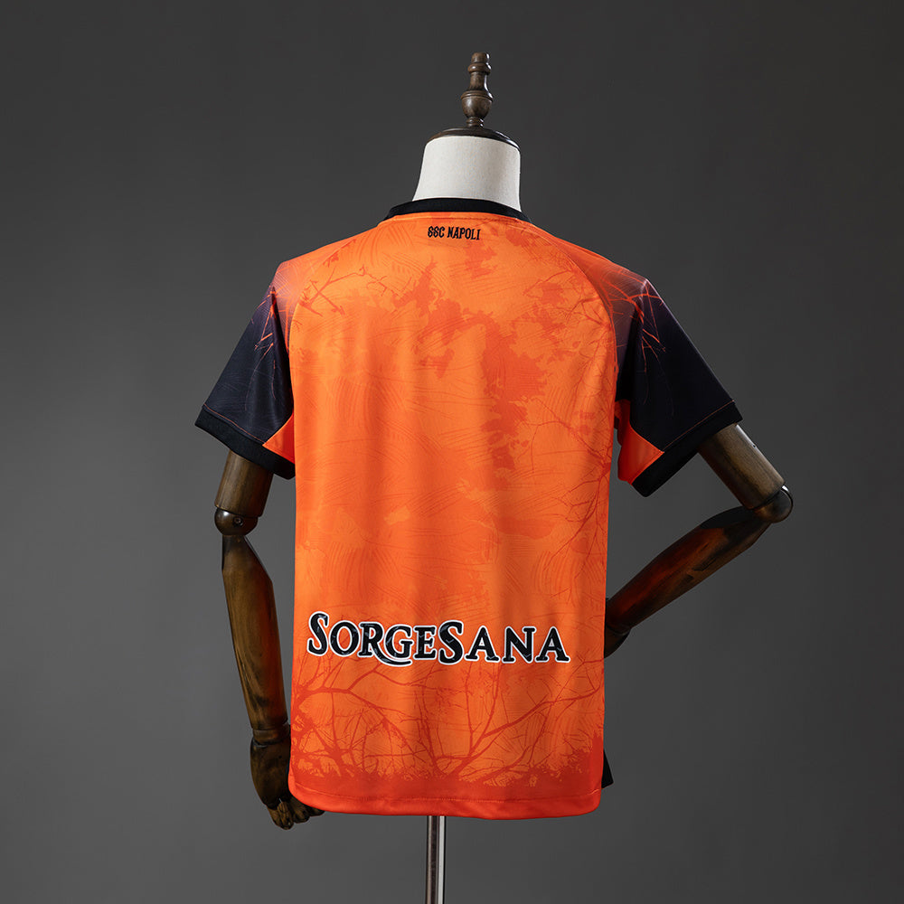 Napoli 25-26 Halloween - Orange Jersey detail