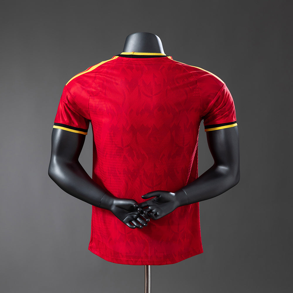 Belgium 2026 Home Player Version Jersey detail