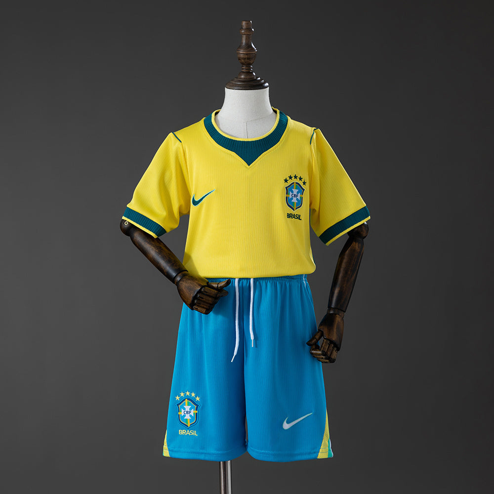 Brazil 2026 Home Kids Kit Jersey