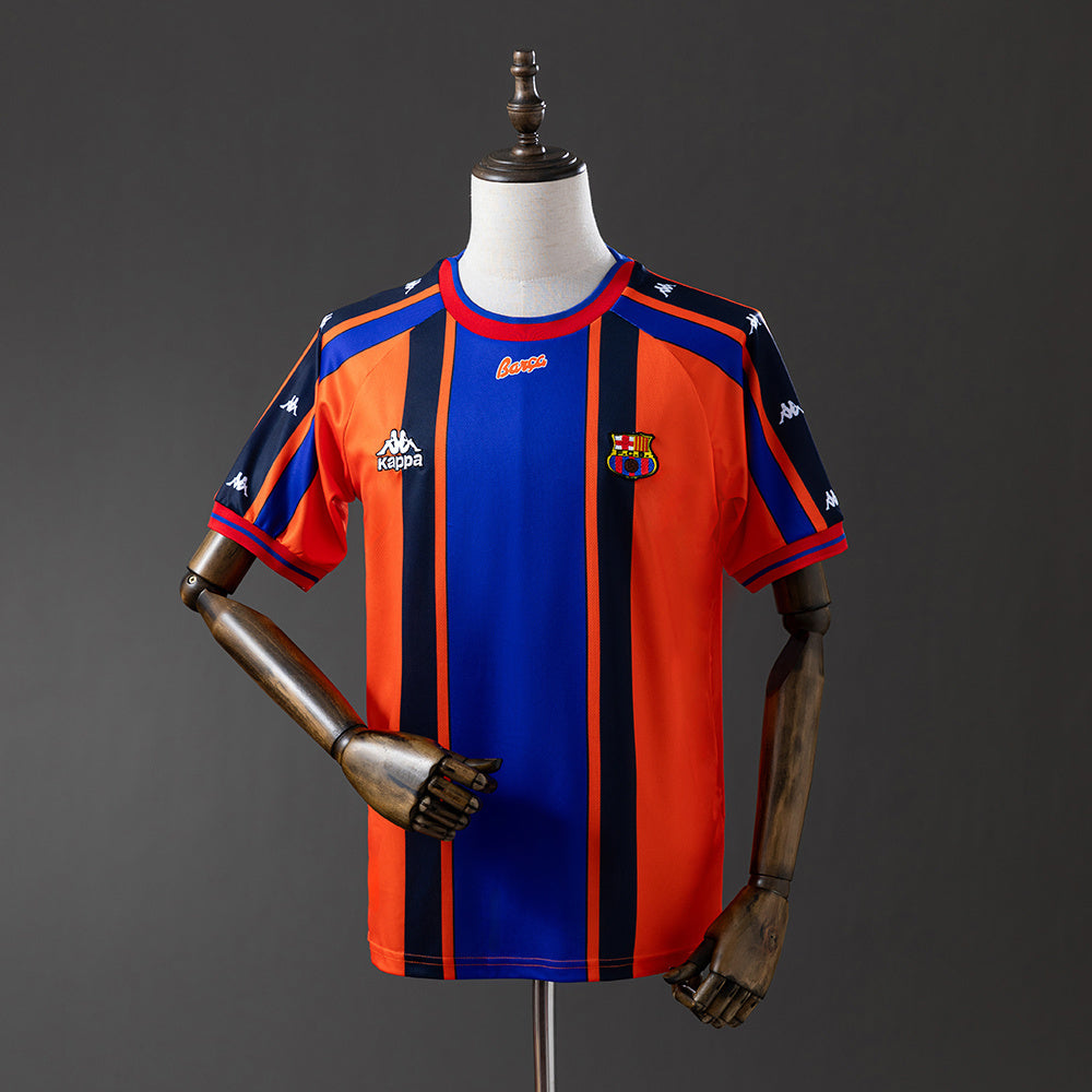Barcelona 97-98 Away Retro Jersey detail