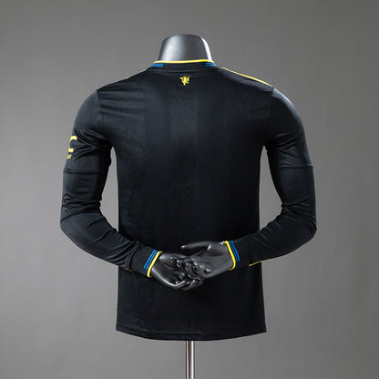 M-U 25-26 Third Away Player Version Long-sleeved Jersey detail