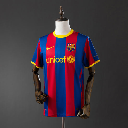 Retro Barcelona 10-11 home detail