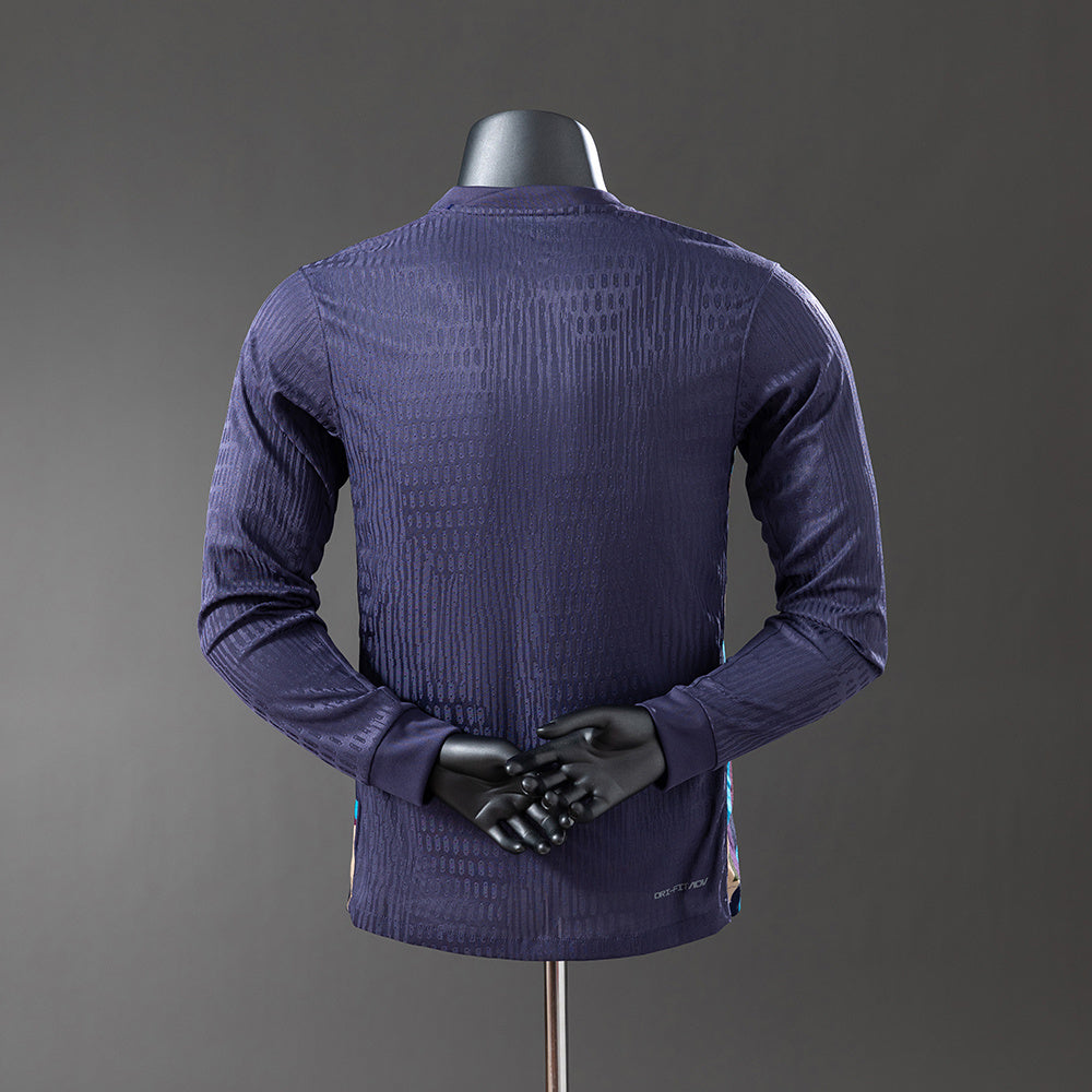 England 2024 Away Long Sleeve Player Version Jersey