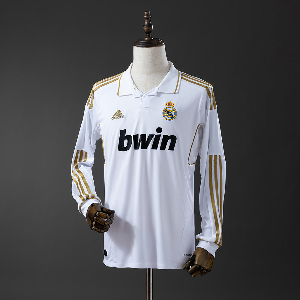 Retro Real Madrid 11-12 Long sleeve home detail