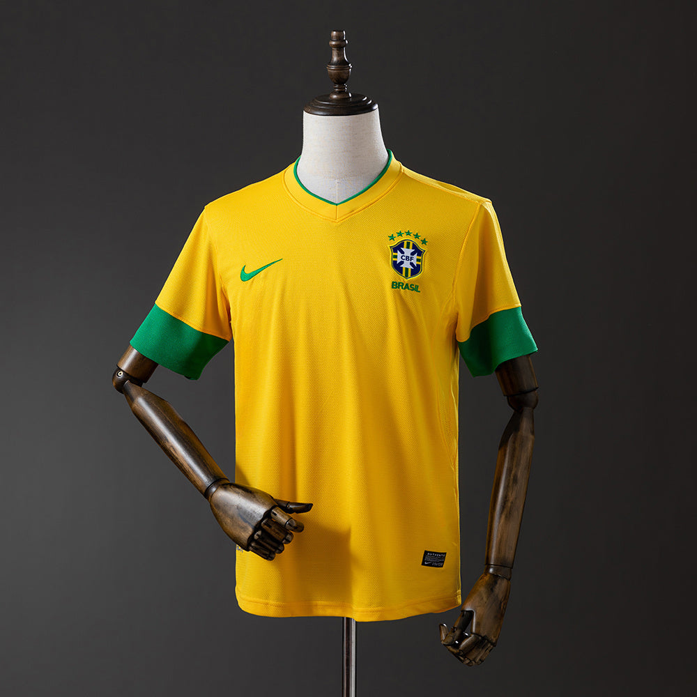 Brazil 12-13 Home Retro Jersey detail