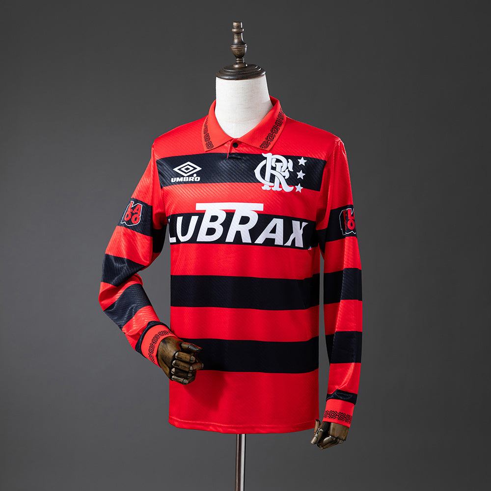 Flamengo 1994-95 Home Long Sleeve Retro Retro Jersey detail