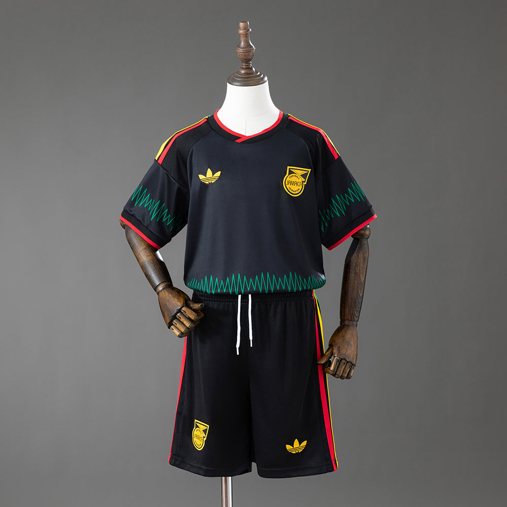 Jamaica 2026 x Bob Marley Away Kids Kit Jersey detail
