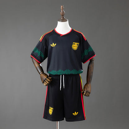 Jamaica 2026 x Bob Marley Away Kids Kit Jersey detail