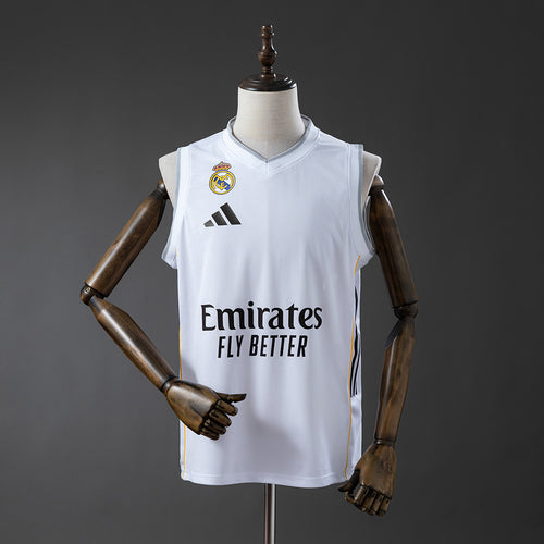 Real Madrid 25-26 Home Basketball Jersey detail