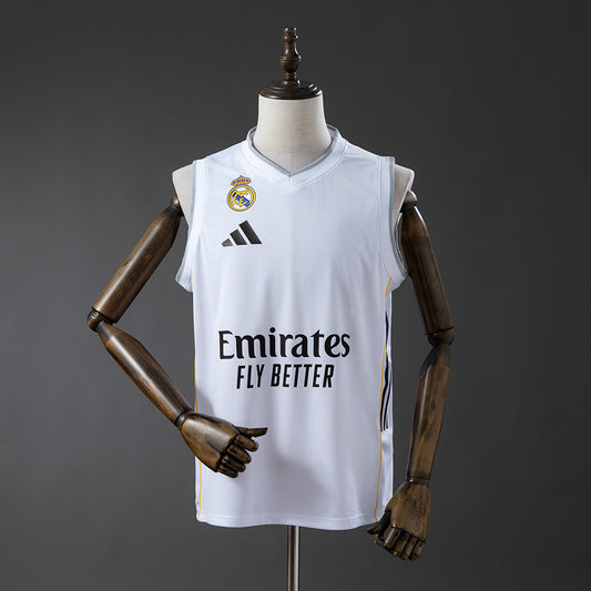 Real Madrid 25-26 Home Basketball Jersey detail