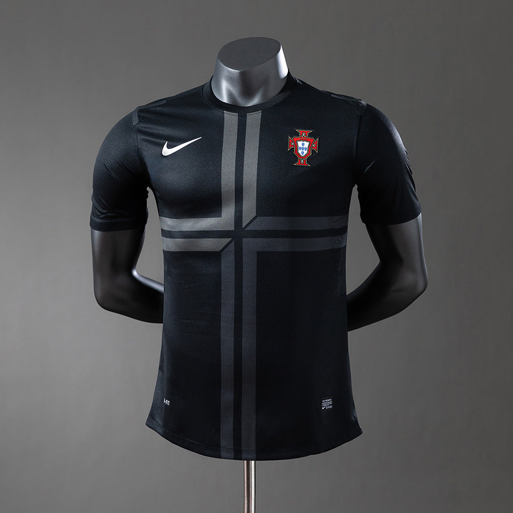 Portugal 2013 Retro Player Version away Jersey detail