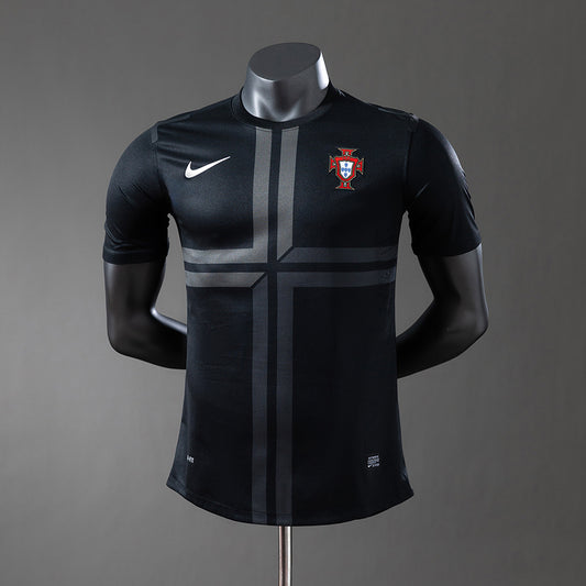 Portugal 2013 Retro Player Version away Jersey detail